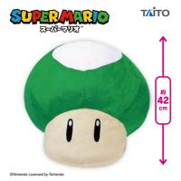 【１UPキノコ】スーパーマリオ　特大サイズぬいぐるみ スーパーキノコ/１UPキノコ