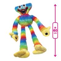 【レインボー】ハギーモンスター６０ｃｍぬいぐるみ