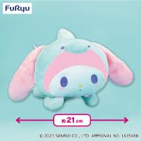 【マイメロディ（グリーン）】マイメロディ・クロミガオガオ恐竜さんぬいぐるみ〜マイメロディ・クロミ〜