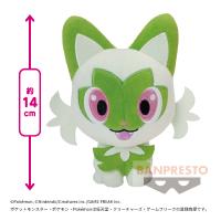 【ニャオハ】ポケットモンスター コロっとまんまるぬいぐるみ〜ニャオハ・ホゲータ・クワッス〜