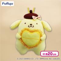 【ポムポムプリン】サンリオキャラクターズ推しごとダイアリーハートリボンぬいぐるみ〜マイメロディ・クロミ・ポムポムプリン〜