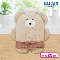 【ミルクティー】ほっこりモコモカ カフェエプロンぬいぐるみBIG