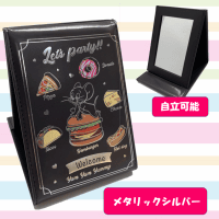 【メタリックシルバー】トムとジェリー　折りたたみミラー