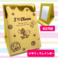 【メタリックレインボー】トムとジェリー　折りたたみミラー