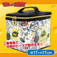 【ブラック・シェリービーンズ】トムとジェリー　ビーズバニティバッグVER.2