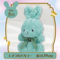 【誕生月・5月】HappyBirthcolorRabbit Roseboa Heart Lsize