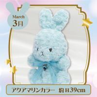 【誕生月・3月】HappyBirthcolorRabbit Roseboa Heart Lsize