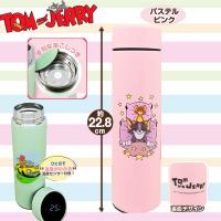 【パステルピンク】トム＆ジェリー 温度センサー付きステンレスボトル4