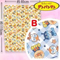 【Ｂ・ばいきんまんとコキンちゃん・ブルー】アンパンマン　フランネルお昼寝毛布