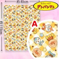 【Ａ・アンパンマンとコキンちゃん・イエロー】アンパンマン　フランネルお昼寝毛布