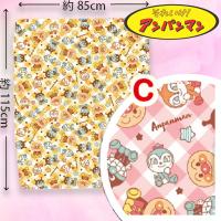 【Ｃ・アンパンマンとドキンちゃん・ピンク】アンパンマン　フランネルお昼寝毛布