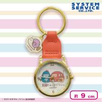 【オレンジ】映画すみっコぐらし3 チャーム付きミニ時計