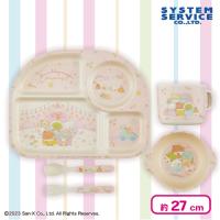 【ピンク】すみっコぐらし すみっコベビー プレミアムバンブーファイバー食器セット