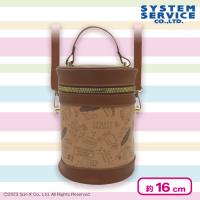 【ブラウン】すみっコぐらし レザー風ドラムポシェット