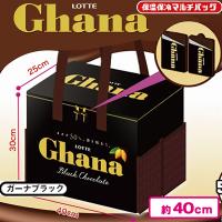 【ガーナブラック】ロッテガーナチョコ 保温保冷マルチバッグ