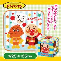 【アンパンマン・プリント】アンパンマン キャラメルBOX入り タオルチーフ