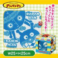 【バイキンマン・織り】アンパンマン キャラメルBOX入り タオルチーフ