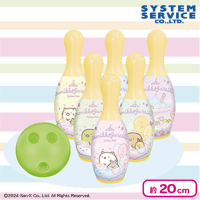 【イエロー】すみっコぐらし たぴおかパーク ボウリングおもちゃセット