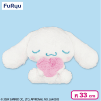 【ピンクハート】シナモロールうたた寝BIGぬいぐるみ