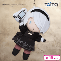 【2B:ゴーグルなし】NieR:Automata Ver1.1a　ぬいぐるみマスコットwithポッド