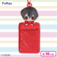 【ゆあんくん】カラフルピーチぬいぐるみパスケース2