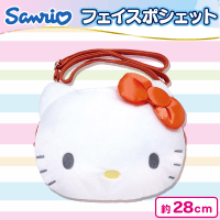 【ハローキティ】サンリオフェイスポシェット
