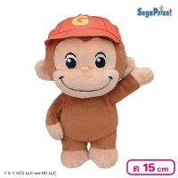 おさるのジョージ ぽってりぬいぐるみ カラフルキャップ | オンライン