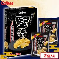 【ブラックペッパー味】堅あげポテト2P BOX【賞味期限：2024/10/30】