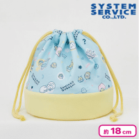 【ブルー×イエロー】すみっコぐらし ふしぎなおともだち 巾着ポーチ