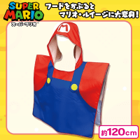 【マリオ】スーパーマリオ　フード付きバスタオル
