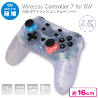 【クリアパープル】GameSpiritsSW用ワイヤレスコントローラー7
