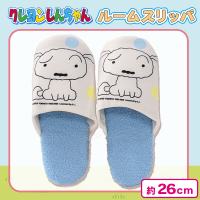 【シロ：ブルー】クレヨンしんちゃん ルームスリッパ