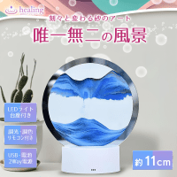 【ブルー】LEDサンドアートピクチャー