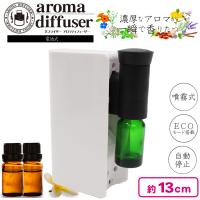 【ホワイト】電池式 コンパクトアロマディフューザー