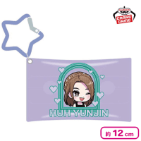 【YUNJIN】LE SSERAFIM きゅるぽっぷん 星型カラビナ付きクリアポーチ