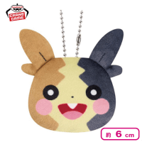 【モルペコ（まんぷくもよう）】ポケットモンスター ボールチェーン付きフェイスぬいぐるみ〜ゲンガー・ミミッキュ・モルペコ（まんぷくもよう）・モルペコ（はらぺこもよう）〜