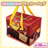 【ガーナチョコ＆クッキーサンド】LOTTE　保温保冷BIGグリッターバッグ