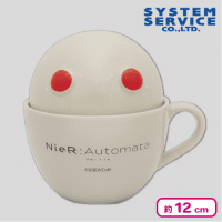 【戦闘時（赤色の目）】NieR:Automata Ver1.1a 機械生命体 蓋付きマグカップ