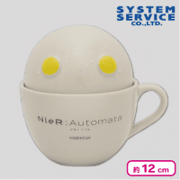 【通常時（黄色の目）】NieR:Automata Ver1.1a 機械生命体 蓋付きマグカップ