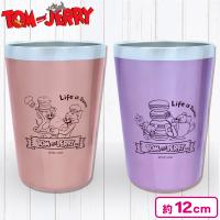 【ライトレッド＆パープル】トム＆ジェリー なかよしステンレスペアタンブラー2