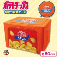 【ポテトチップス・うすしお味】Calbee窓付き収納ケース