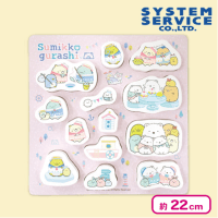【ピンク】すみっコぐらし しろくまのふるさと 木製パズル
