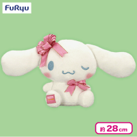 【ピンク】シナモロール ラッピングリボンぬいぐるみ