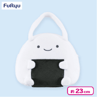 【しばすべりおにぎり】なんでもいきもの ぬいぐるみバッグ（のりおにぎり）
