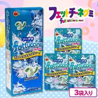 【ソーダ】AMブロックBOX　フェットチーネグミ【賞味期限：2025/08/30】