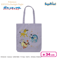【パープル】ポケットモンスター プラチナムザッカトートバッグ 〜EIEVUI and Starlight Night〜