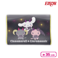 【シナモロール＆ルロロマニック】サンリオキャラクターズ ネオゴシックデビルズ低反発まくら