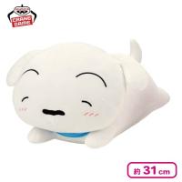 【シロ】クレヨンしんちゃん ねそべりポーズぬいぐるみ〜のんびりなシロとぶりぶりざえもん〜