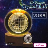 【地球】3Dプラネットクリスタルボール2