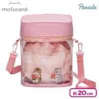 【ピンク】mofusand 巾着つきショルダーバッグ